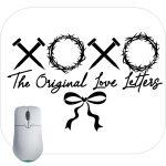 Christian XOXO The Original Love Letters Mouse Pad I-886