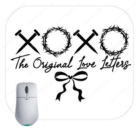 Christian XOXO The Original Love Letters Mouse Pad I-886