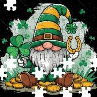 St. Patrick's Day Lucky Leprechaun Jigsaw Puzzle H-913