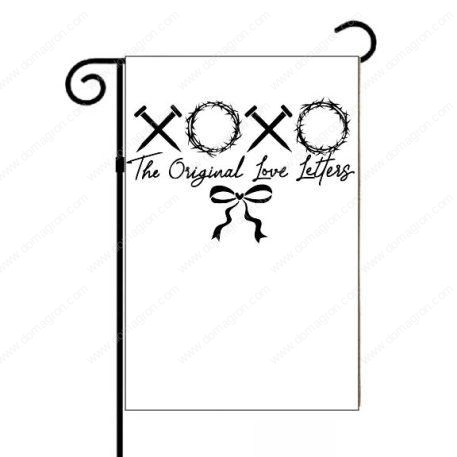 Christian XOXO The Original Love Letters Garden Flag I-886