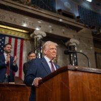 Trump 2024 State Of The Union Address Metal Photo