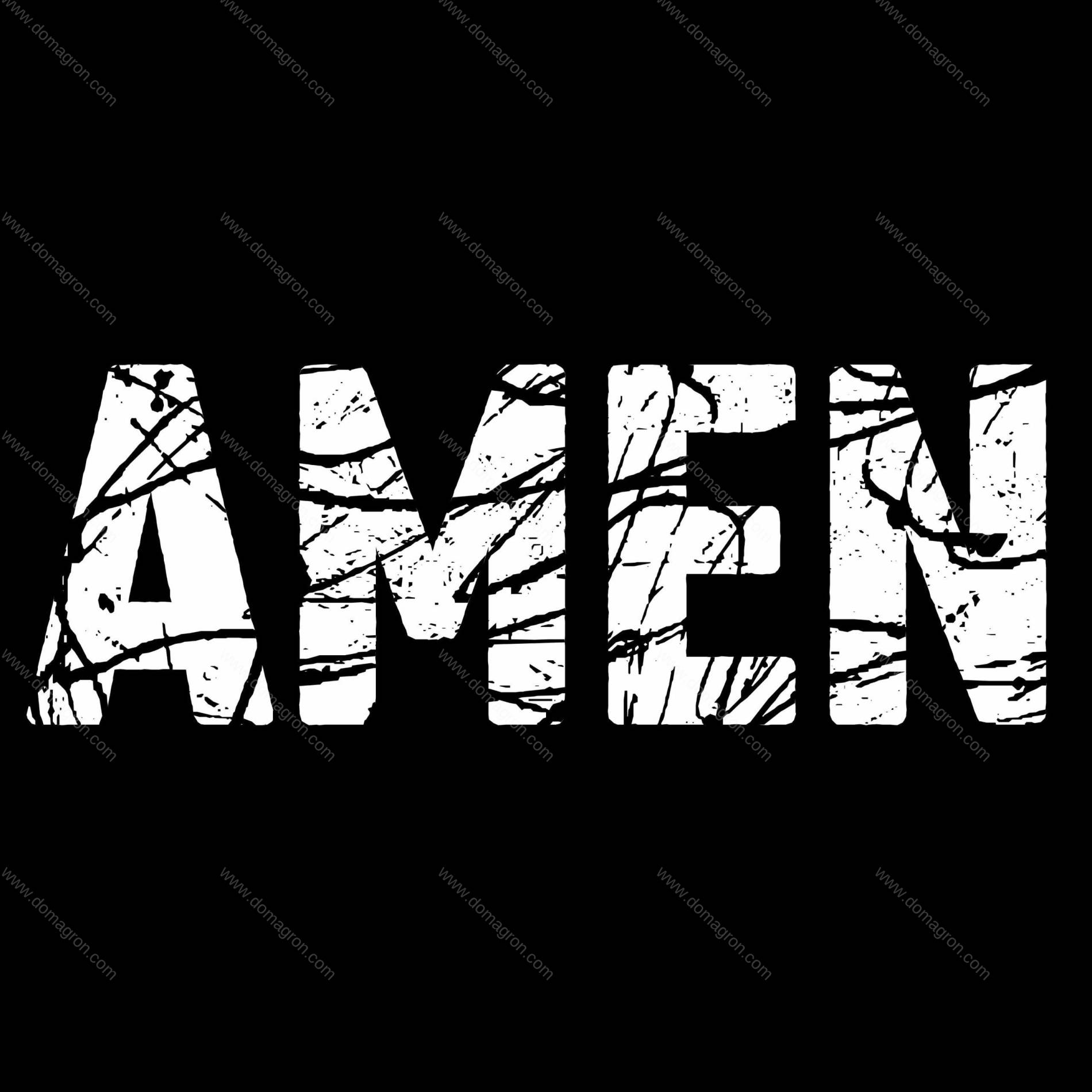 Amen Direct to Film (DTF) Heat Transfer I-924