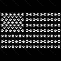 Animal Lover American Flag Direct to Film (DTF) Heat Transfer U-917