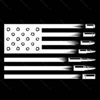 2nd Amendment Flag Direct to Film (DTF) Heat Transfer N-921