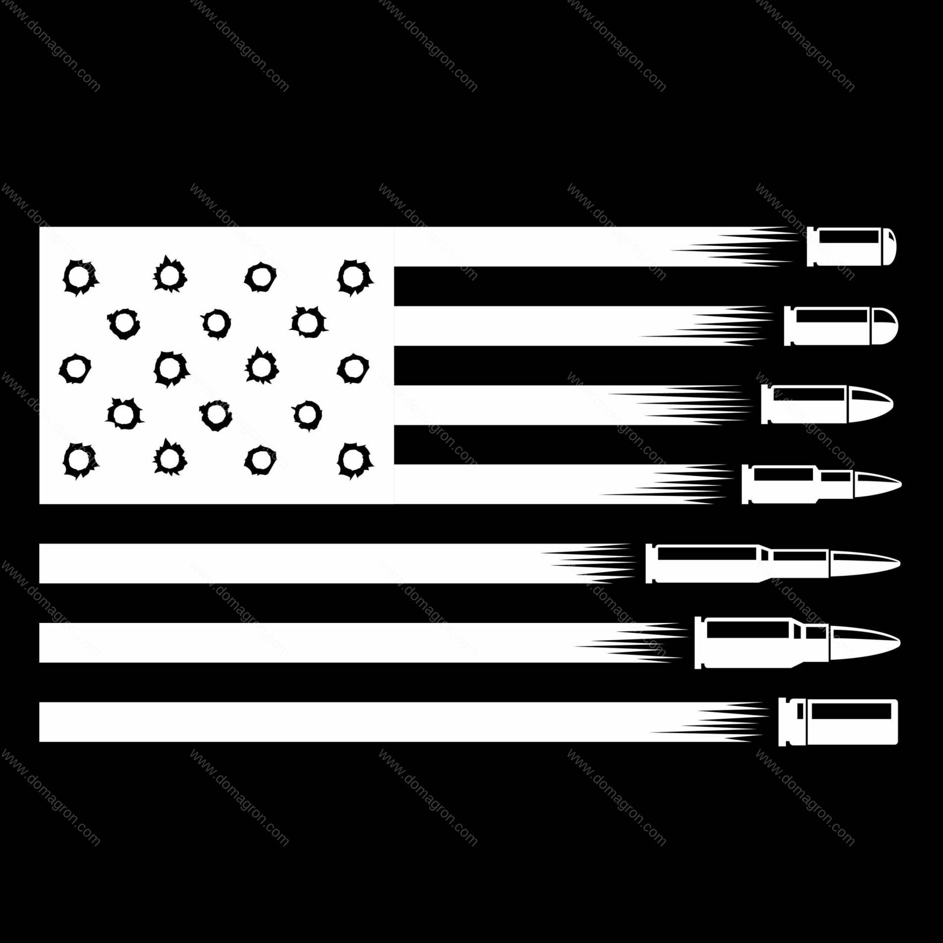 2nd Amendment Flag Direct to Film (DTF) Heat Transfer N-921
