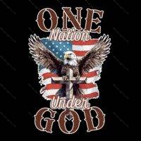 One Nation Under God Direct to Film (DTF) Heat Transfer U-919