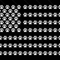 Animal Lover American Flag Metal Photo U-917