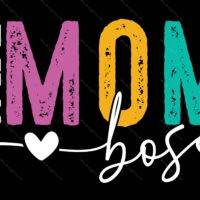 Wife Mom Boss Mother's Day Metal Photo F-943