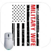 Military Wife Flag Mouse Pad U-937