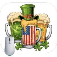 St. Patrick's Day Patriotic Beer Mouse Pad H-915