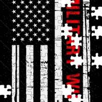 Military Wife Flag Jigsaw Puzzle U-937