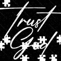 Trust God Inspirational Jigsaw Puzzle I-934