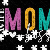 Wife Mom Boss Mother's Day Jigsaw Puzzle F-943