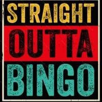 Straight Outta Bingo Bingo Lover Metal Photo S-958