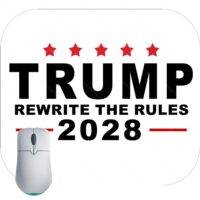 Trump 2028 Rewrite The Rules Satirical Mouse Pad T-954