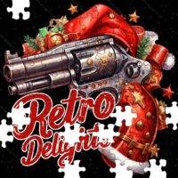 Retro Delights 2nd Amendment Christmas Jigsaw Puzzle N-946