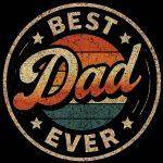 Best Dad Ever Direct to Film (DTF) Heat Transfer F-965