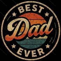 Best Dad Ever Direct to Film (DTF) Heat Transfer F-965