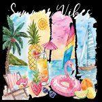 Summer Vibes Direct to Film (DTF) Heat Transfer F-987