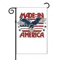Made In America Patriotic 1776 Eagle Garden Flag U-982