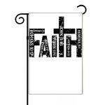 Faith Bible Verse Inspirational Garden Flag I-964