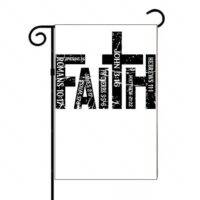 Faith Bible Verse Inspirational Garden Flag I-964