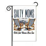 Salty Moms Beach Club Garden Flag S-977