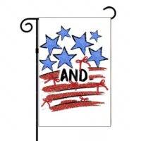 Stars And Stripes Patriotic Garden Flag U-975