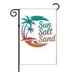 Salt Sun Sand Beach Lover Garden Flag F-990