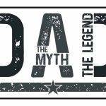 Dad - The Man The Myth The Legend License Plate F-967