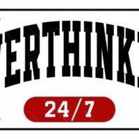 Overthinker 24/7 License Plate S-989