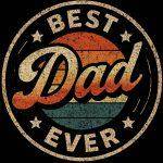 Best Dad Ever Metal Photo F-965