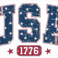 USA 1776 Patriotic Metal Photo U-980