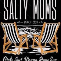 Salty Moms Beach Club Metal Photo S-977