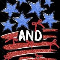 Stars And Stripes Patriotic Metal Photo U-975