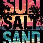 Salt Sun Sand Beach Lover Metal Photo F-991