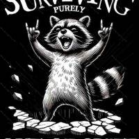 Surviving Out of Spite Sarcastic Metal Photo S-981