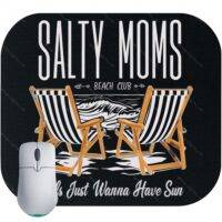 Salty Mom's Beach Club Mouse Pad S-977