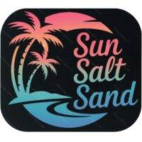 Salt Sun Sand Beach Lover Mouse Pad F-990