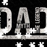 Dad - The Man The Myth The Legend Jigsaw Puzzle F-967