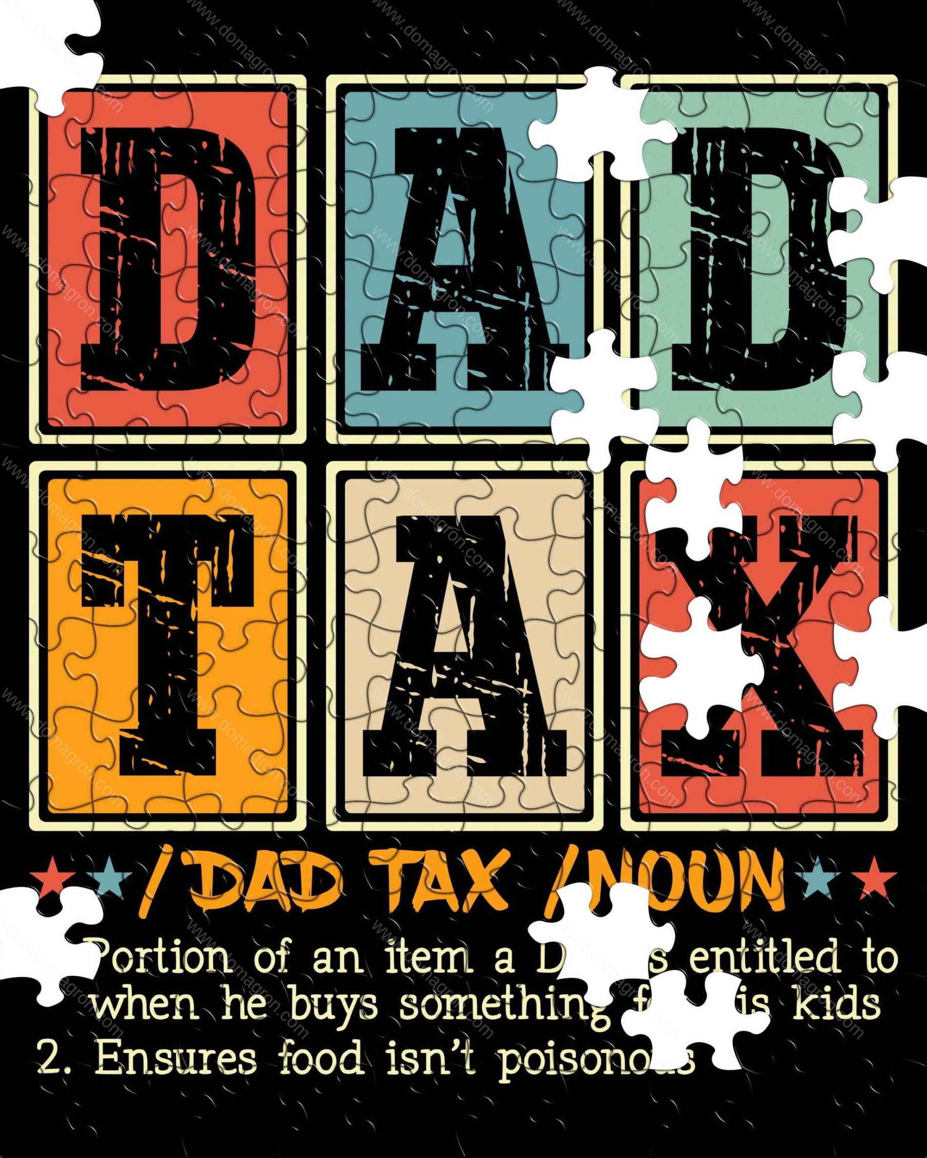 Dad Tax Jigsaw Puzzle F-973