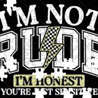 I'm Not Rude I'm Honest Jigsaw Puzzle S-986