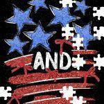Stars And Stripes Patriotic Jigsaw Puzzle U-975