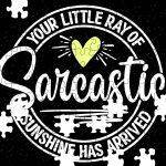 Your Little Ray of Sarcastic Sunshine Has Arrived Jigsaw Puzzle S-960