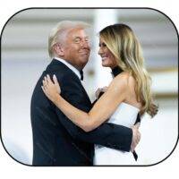 Donald Trump and Melania Trump Dancing At Inaugural Ball Mouse Pad