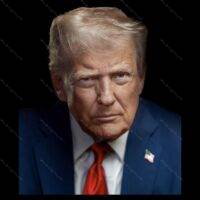 Trump 2024 Presidential Photo Ver 2 Direct to Film (DTF) Heat Transfer T-992
