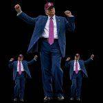 Trump Dancing Direct to Film (DTF) Heat Transfer T-1008