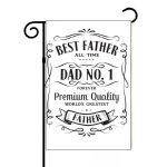 Best Father No. 1 Garden Flag F-1001