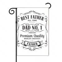Best Father No. 1 Garden Flag F-1001