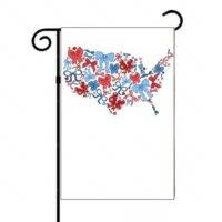 USA Composed Of Bows Garden Flag U-1010